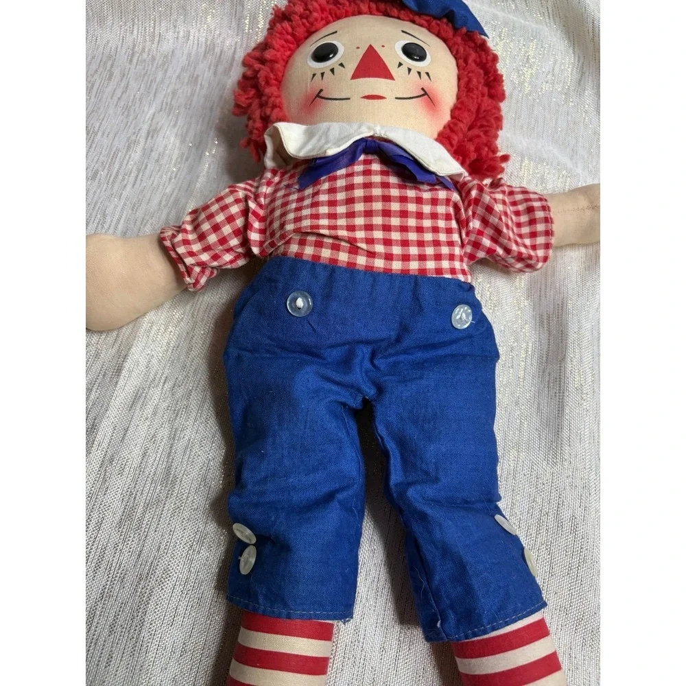 Vintage Knickerbocker raggedy Ann doll and book